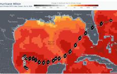 米尔顿重创美国佛州 科学团队：气候变化正让飓风更致命