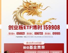 博时创业板ETF（159908）及联接基金官宣降费！